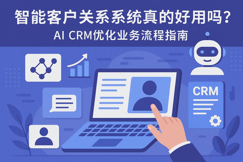 智能客户关系系统真的好用吗？AI CRM优化业务流程指南